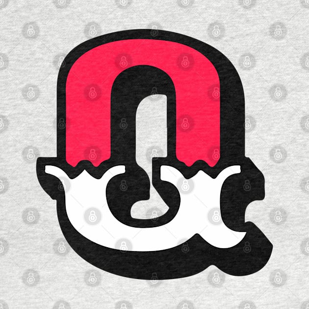 Monogram Q - Alphabet Scrapbooking Red/White Circus Style by RetroGeek